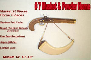 --# 7--Musket $72.00----- Powder Horne $ 20.00--